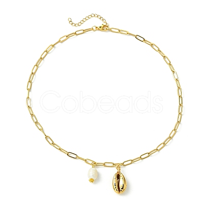 Natural Cultured Freshwater Pearl Necklaces NJEW-JN04785-1