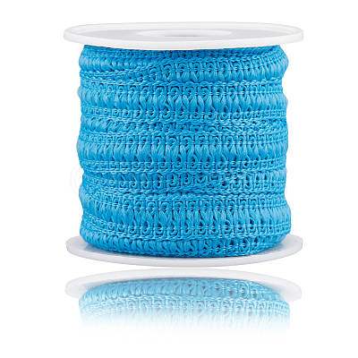 10Yards Polyester Lace Trim Ribbon OCOR-GF0004-83C-1