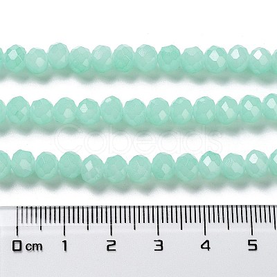 Baking Paint Imitation Jade Glass Bead Strands LS-DGLA-A034-J10mm-A22-1