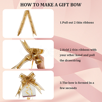 Plastic Bowknot Pull Bows AJEW-WH20064-74C-1
