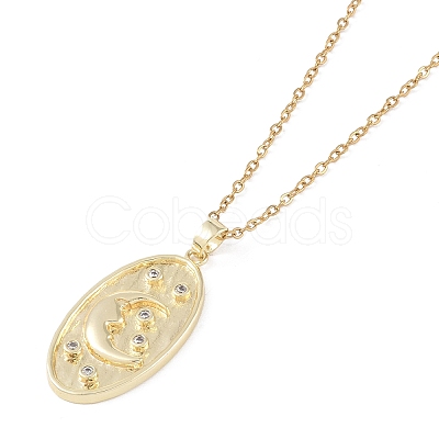 201 Stainless Steel Cable Chain Necklaces NJEW-P309-22B-G-1