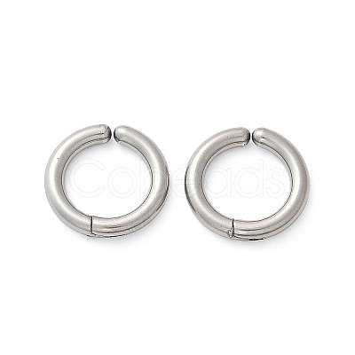 201 Stainless Steel Cuff Earring EJEW-C131-01B-P-1