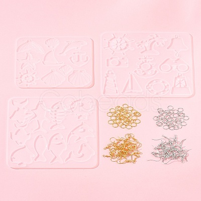 DIY Dangle Earring Making Kits DIY-FS0008-26-1