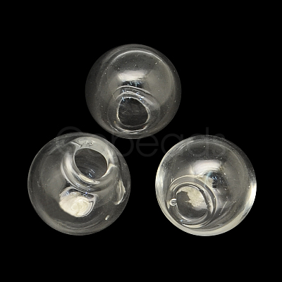 Round Handmade Blown Glass Globe Ball Bottles X-BLOW-R002-14mm-1