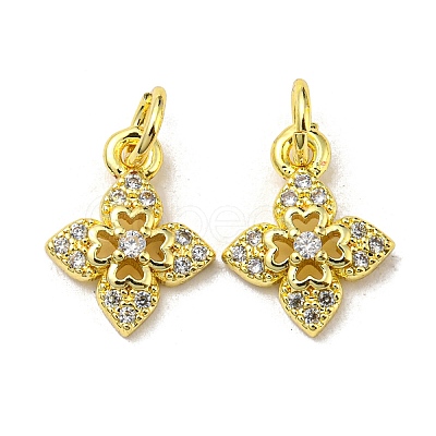 Golden Brass Pendants KK-L209-012G-03-1