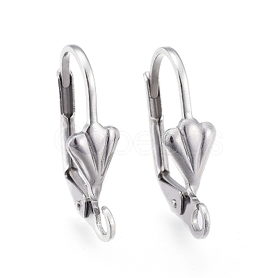 Tarnish Resistant 304 Stainless Steel Leverback Earring Findings LS-STAS-K198-02P-1
