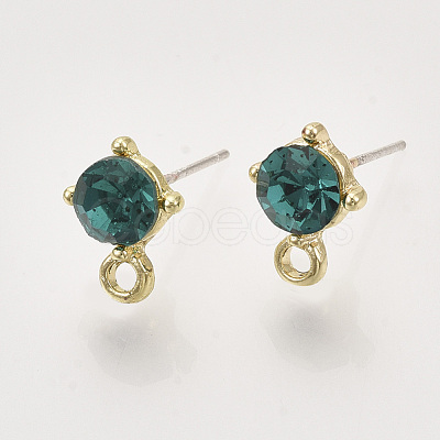 Alloy Stud Earring Findings PALLOY-N0149-21B-1