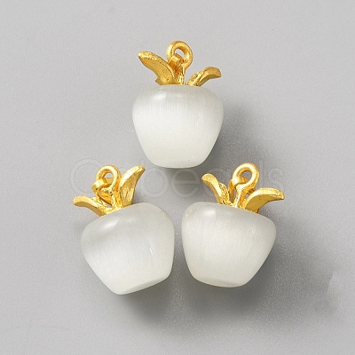 Cat Eye Pendants CE-WH0002-01E-1