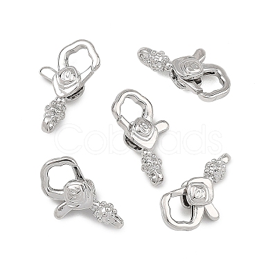 SHEGRACE Brass Lobster Claw Clasps XGRQ58067-766P-1