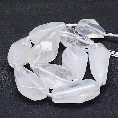 Natural Quartz Crystal Beads Strands G-F531-K05-1