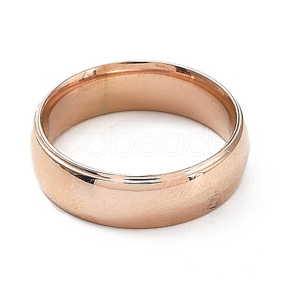 Ion Plating(IP) 304 Stainless Steel Flat Plain Band Rings STAS-I160-A-21mm-RG-1