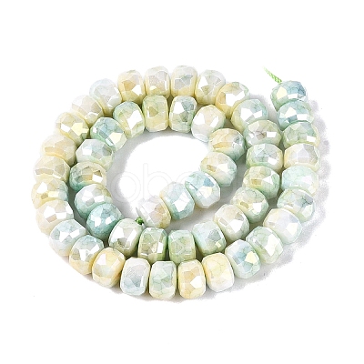 Anti-Tarnish Electroplate Glass Beads Strands LS-GLAA-T025-10mm-11P-1