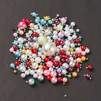 Acrylic Imitation Pearl Beads X-OACR-XCP0001-01-1