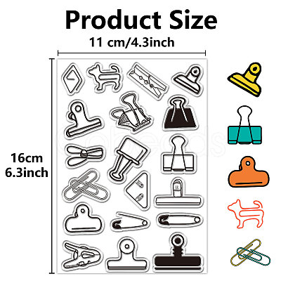 Plastic Stamps DIY-WH20018-0208-1