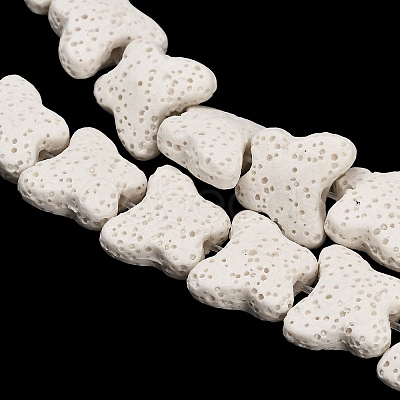 Natural Lava Rock Beads Strands G-G347-02L-1