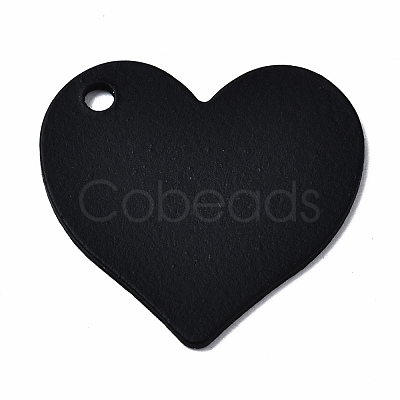 Spray Painted Alloy Pendants PALLOY-Q434-012A-NR-1