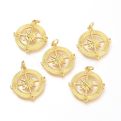 Brass Pendants KK-J275-04G-1