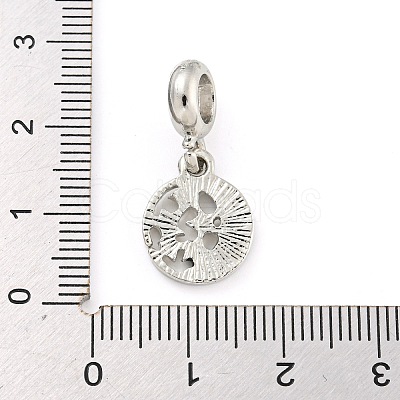 Rack Plating Alloy Enamel European Dangle Charms FIND-B034-09P-1