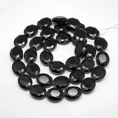 Crystal Glass Oval Beads Strands X-EGLA-F059-03-1