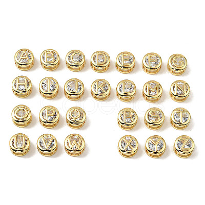 Brass Micro Pave Cubic Zirconia Multi-Strand Links KK-C111-01G-1