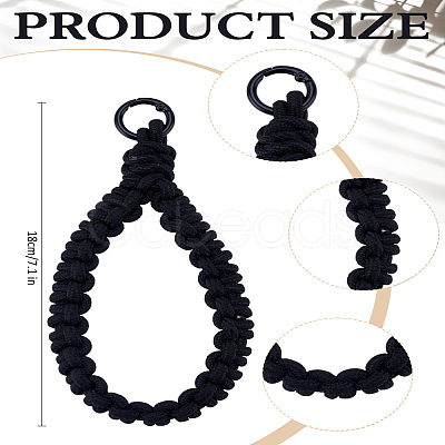 1Pc Nylon & Alloy Mobile Phone Strap AJEW-LP0006-44-1