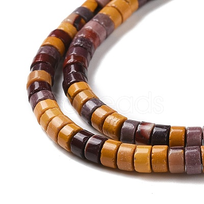 Natural Mookaite Beads Strands G-F631-A51-1