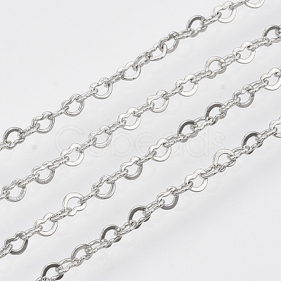 Brass Heart Link Chains CHC-T008-03P-01-1