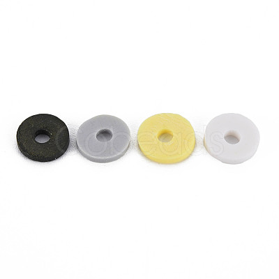 4 Colors Handmade Polymer Clay Beads CLAY-N011-032-02-1