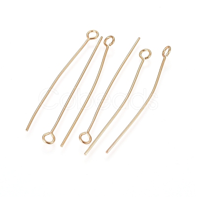 304 Stainless Steel Eye Pins A-STAS-L238-005E-G-1