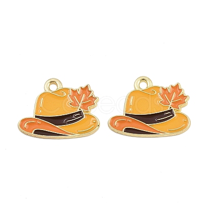 Thanksgiving Theme Alloy Enamel Pendants LS-FIND-I065-04F-G-1