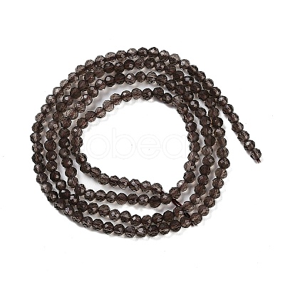 Natural Smoky Quartz Beads Strands X-G-P553-G05-01-1
