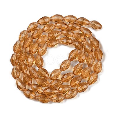 Glass Beads Strands GLAA-R024-11x8mm-17-1
