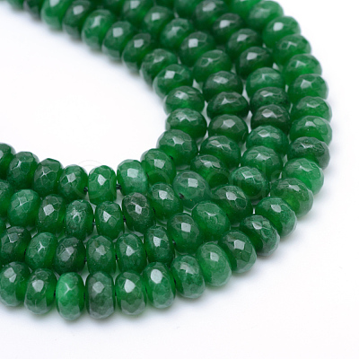 Natural White Jade Bead Strands X-G-R343-2x4-12-1