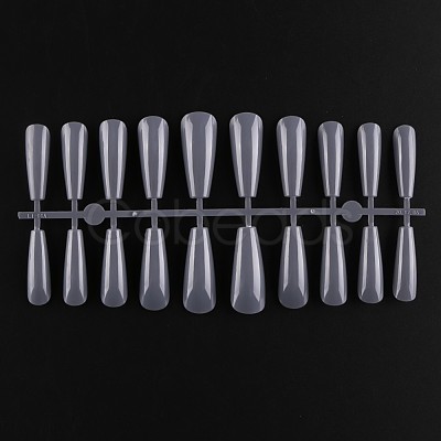 Solid Color Plastic Seamless Toe False Nail MRMJ-R106-TBL018-1