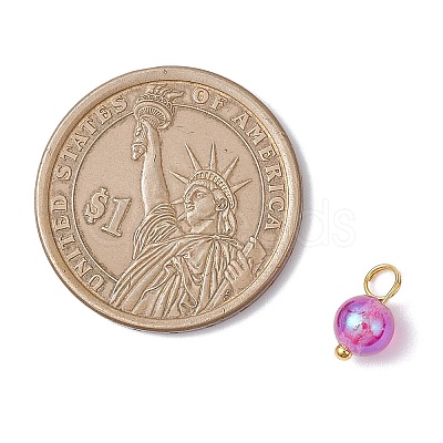 Transparent Acrylic Pendants PALLOY-JF04442-01-1
