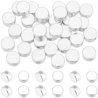 50Pcs Brass Beads KK-BBC0027-40P-1