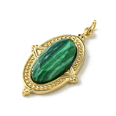 Faceted Synthetic Malachite Pendants FIND-Z028-40B-1