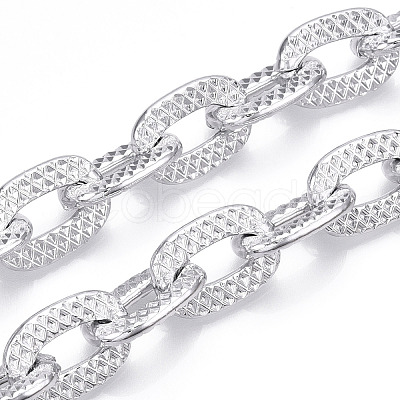 Aluminum Textured Cable Chain CHA-N003-45P-1