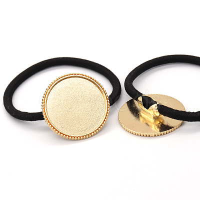 Zinc Alloy Cabochon Settings OHAR-PW0001-235G-1
