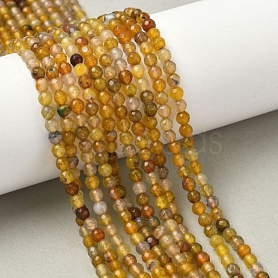Natural Agate Beads Strands X-G-H302-A01-14-1