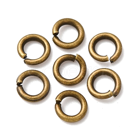 Antique Bronze Jewelry Accessory Open Jump Rings X-JRC5MM-AB-1