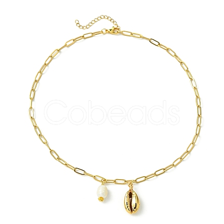 Natural Cultured Freshwater Pearl Necklaces NJEW-JN04785-1