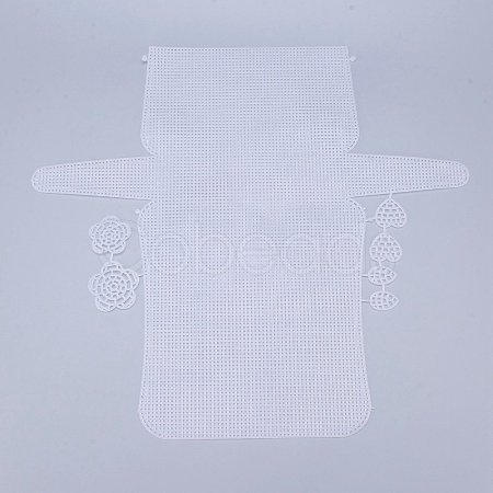 Plastic Mesh Canvas Sheets DIY-M007-02-1