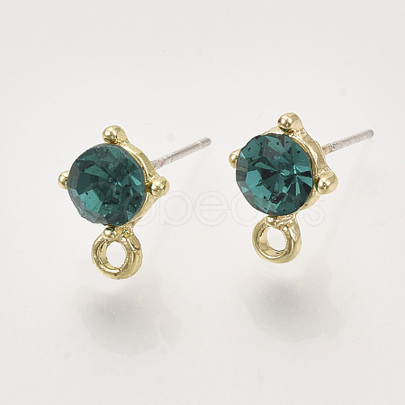 Alloy Stud Earring Findings PALLOY-N0149-21B-1