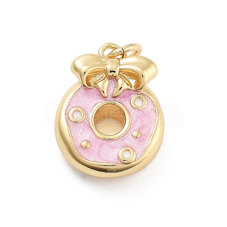 Rack Plating Brass Enamel Pendants KK-G512-19B-G-1