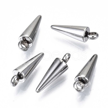 Tarnish Resistant 201 Stainless Steel Pendants STAS-S117-002A-01-1