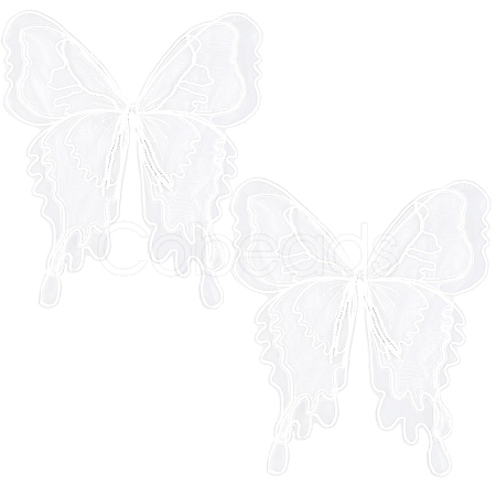 Ppolyester Thread Iron on/Sew On Patches PATC-WH20007-04D-1
