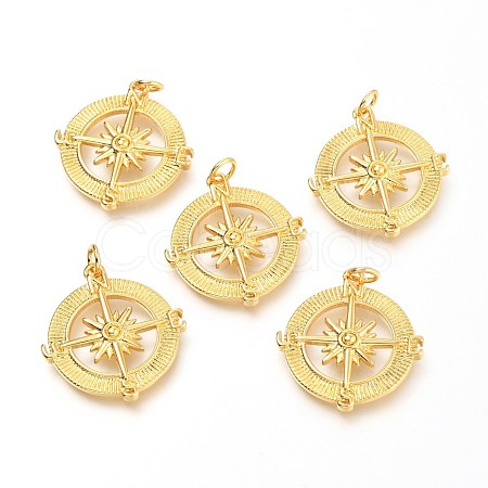 Brass Pendants KK-J275-04G-1