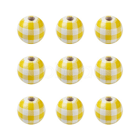Natural Wooden Beads WOOD-TAC0010-05G-1
