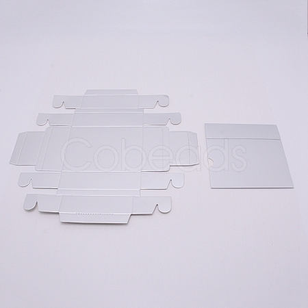 Kraft Paper Drawer Box CON-WH0072-65A-02-1